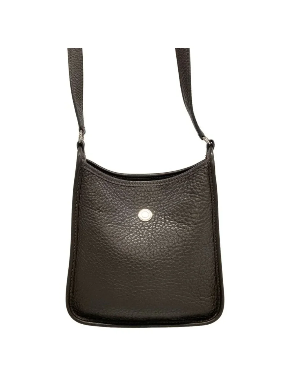Hermes Shoulder Bag Vespa TPM Cafe Silver